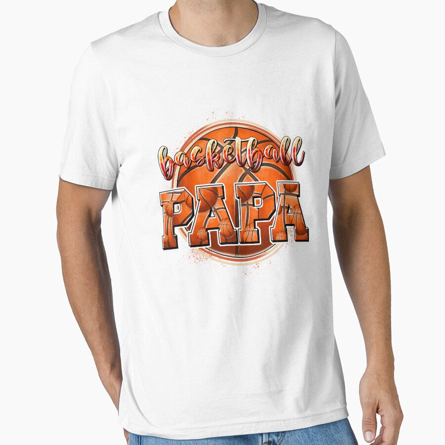 Basketball Papa game day Basketball season father's day by TrendySisters