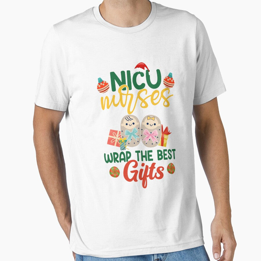Merry Nurse Xmas For NICU Nurses Team Tiny Humans Christmas by MortiStolten