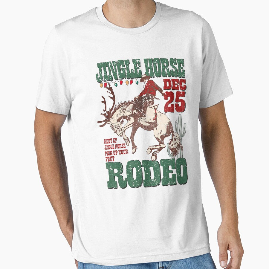 Jingle Horse Dec 25 Giddy Up Pick Up Your Feet Rodeo Howdy by Celestivog