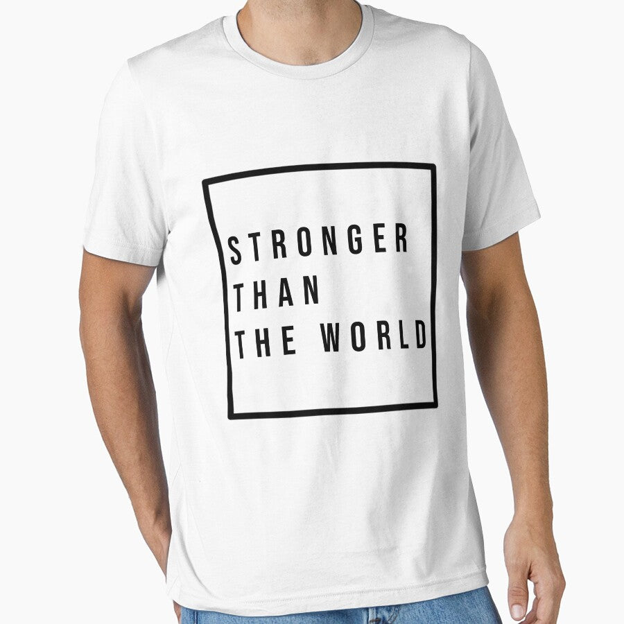Stronger Than The World Quotes Design by MaruXdesign