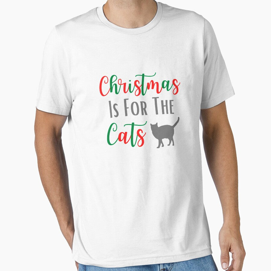 Christmas Is For The Cats | Cat Christmas | Cat Lover Christmas Gift by Presto Prints Design
