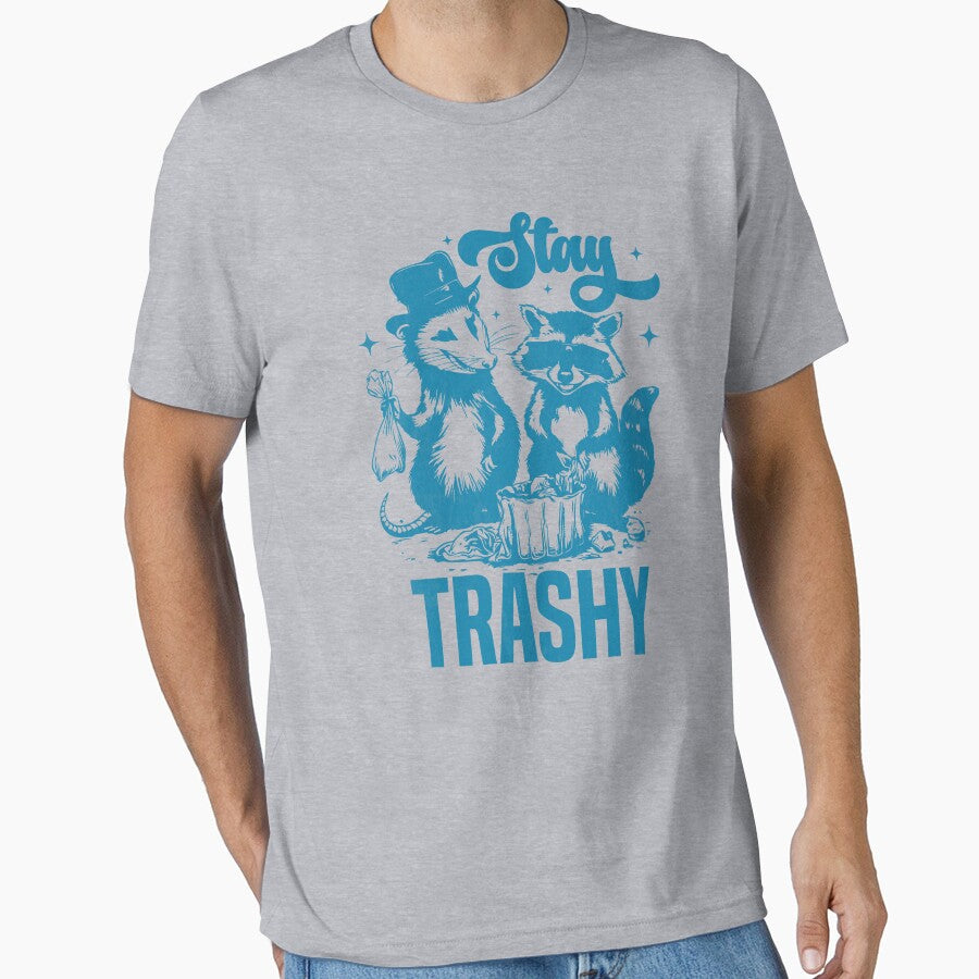 Stay Trashy Raccoon and opossum by hautehub