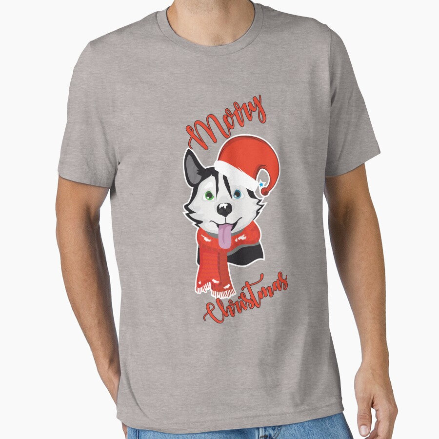Dog santa Merry Christmas xmas by ArtisticPen-art