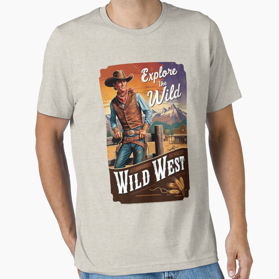 Wild West: Cowboy Adventure Retro Travel Poster by Maverick Spirit