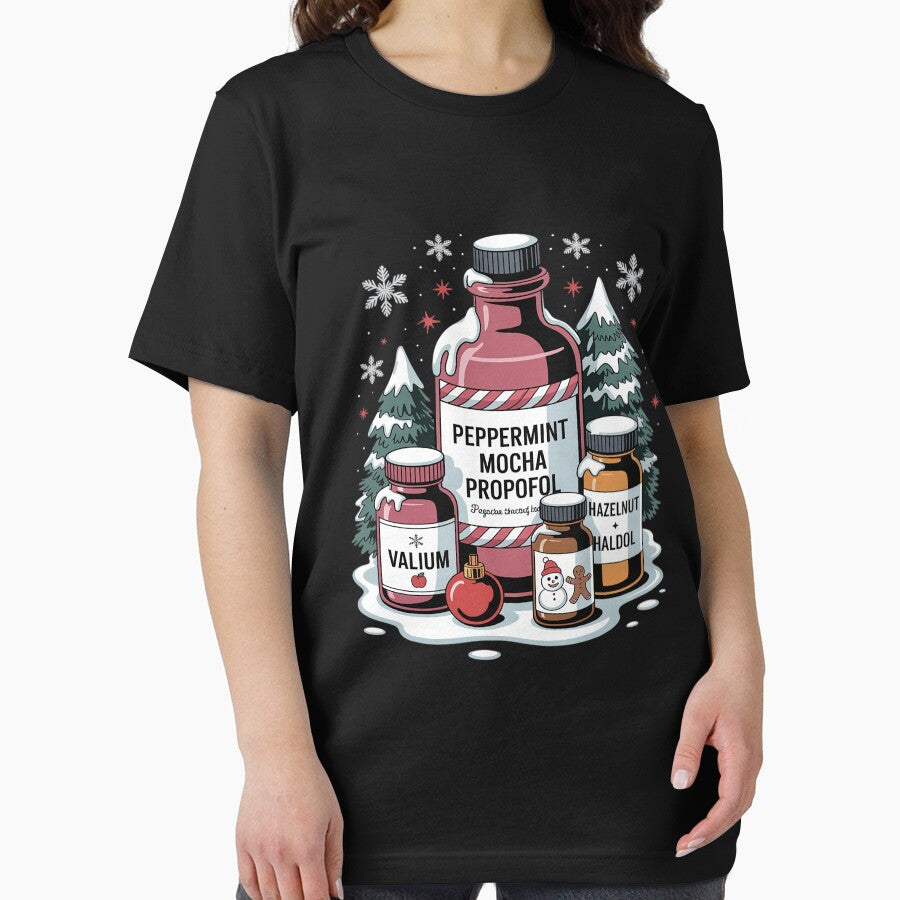 Funny Peppermint Mocha Propofol ER ED ICU RN Nurse Christmas by Jadiantukora