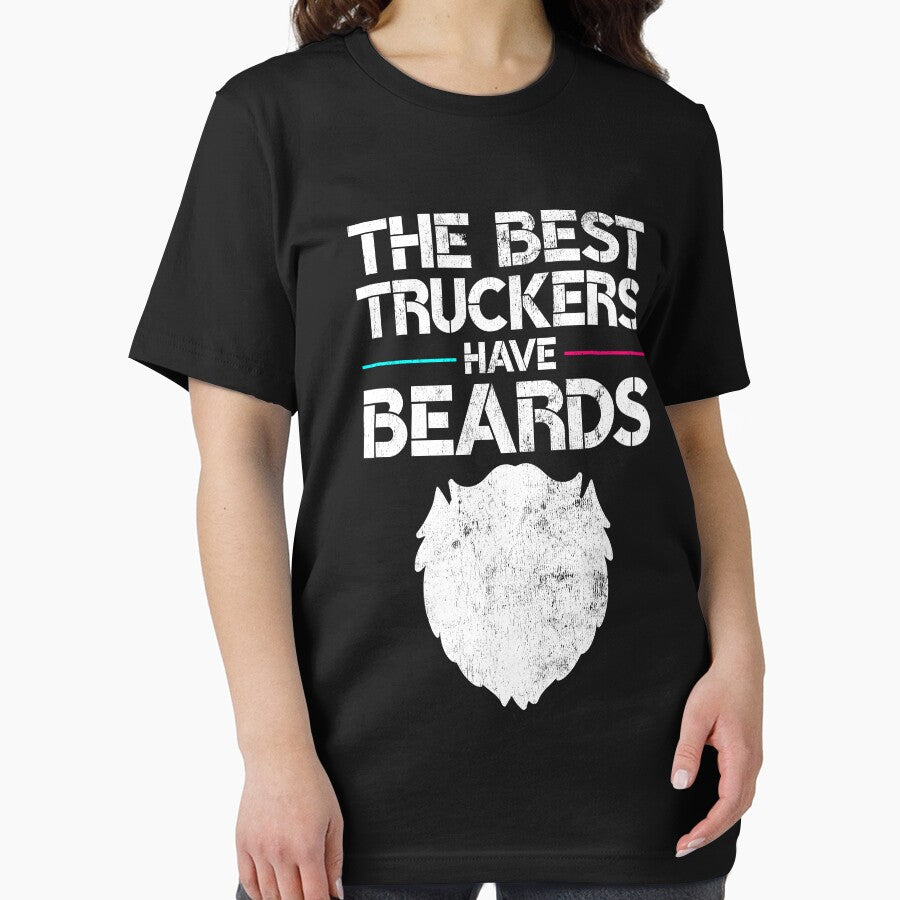 The Best Truckers Have Beards Funny Beard Lover Trucker Trucking Gag Gift by WYGSTORE