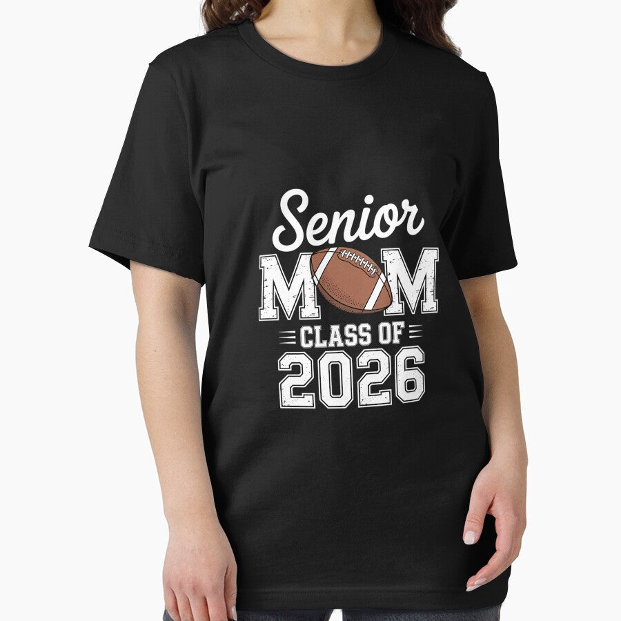 Senior Football Mom Football Mama Game Day Class of 2026 by velltoons