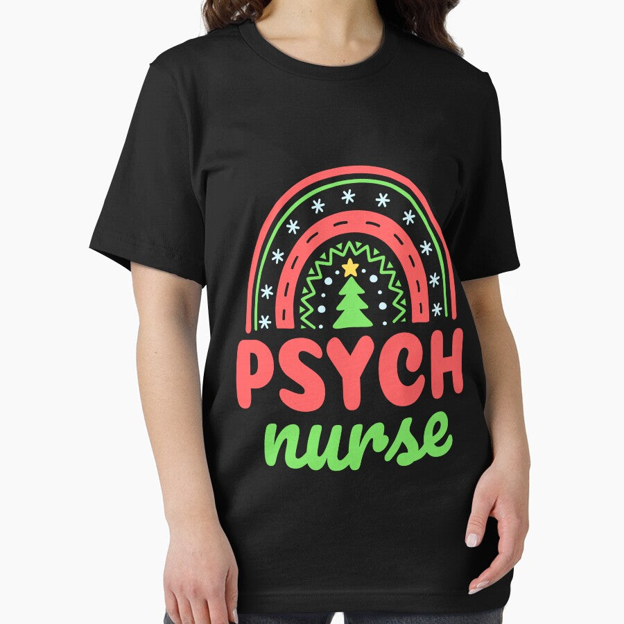 Psych Nurse Christmas Rainbow Psychiatric Nursing by jaygo