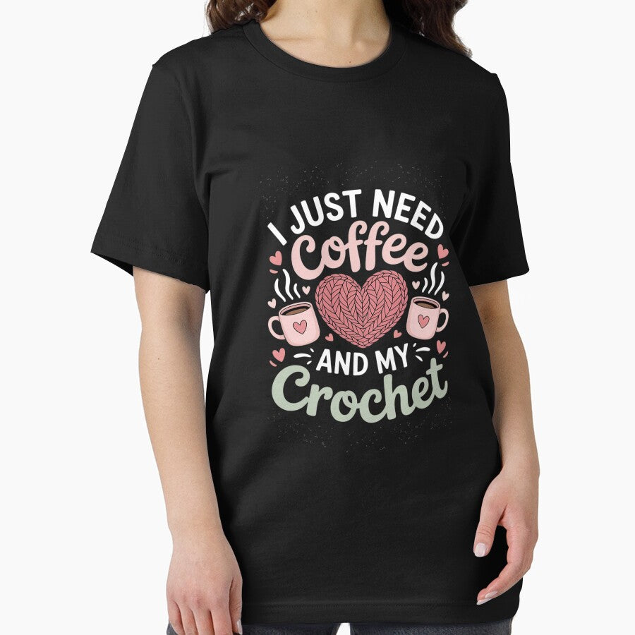 Just Pour Me My Coffee Hand Me My Crochet Women Yarn Lover by NetoGalaxy