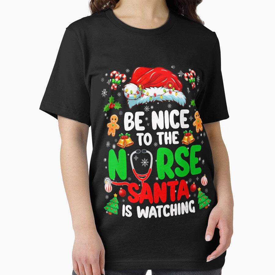Classic Santa is Nurse Be Watching To The Retro Christmas Nurse Vintage Nice by FrankyTepper