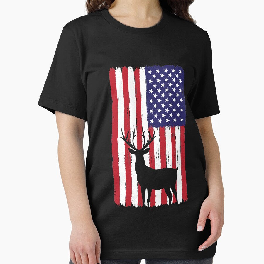 Deer Hunting American Flag by ACHRAF877