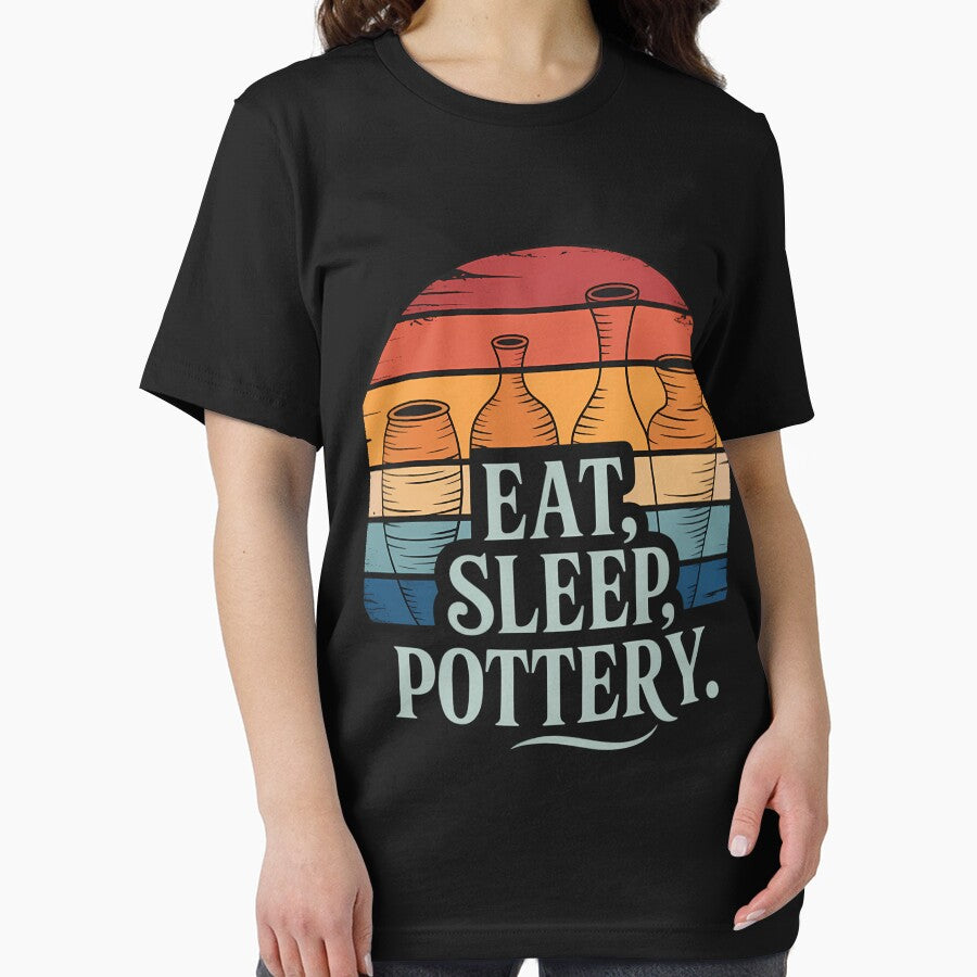 Eat Sleep Pottery Lover Funny Pottery by sterabamineh