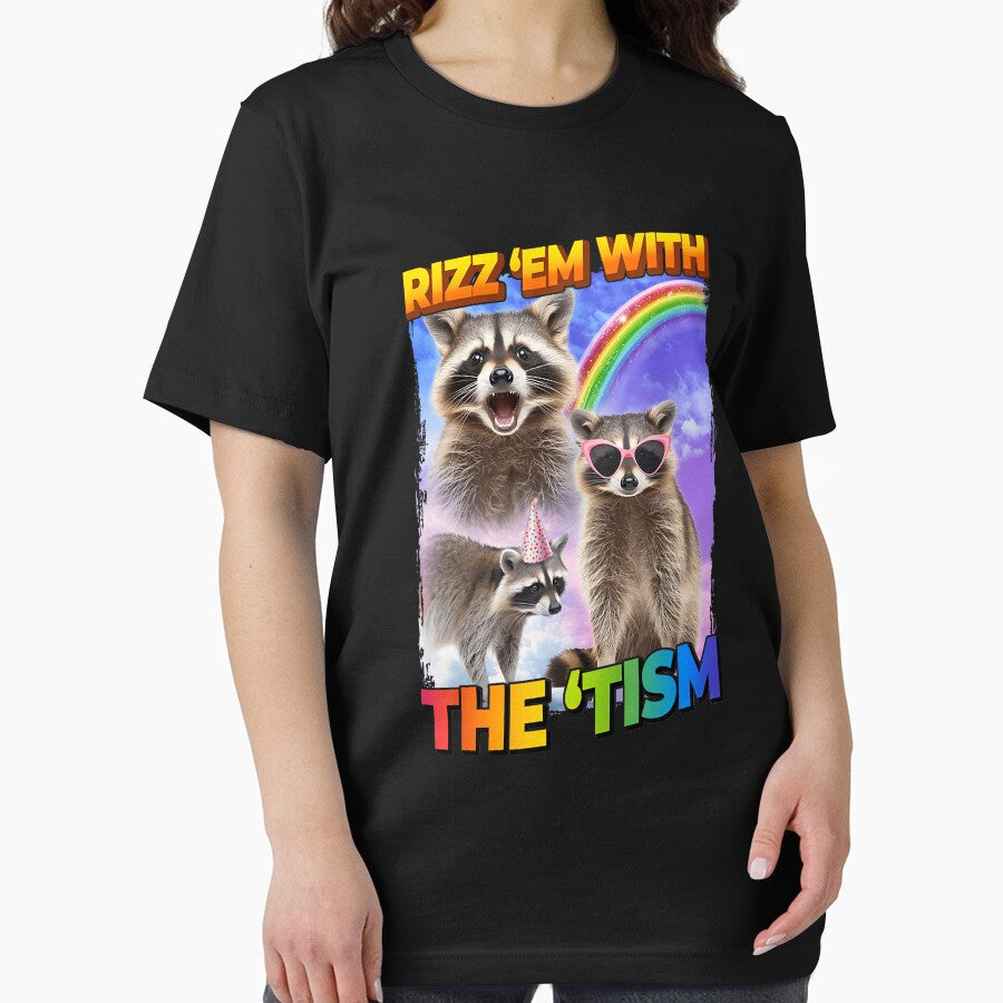 Funny Raccoon Meme Rizz Em With The Tism by LeoVargasVelha
