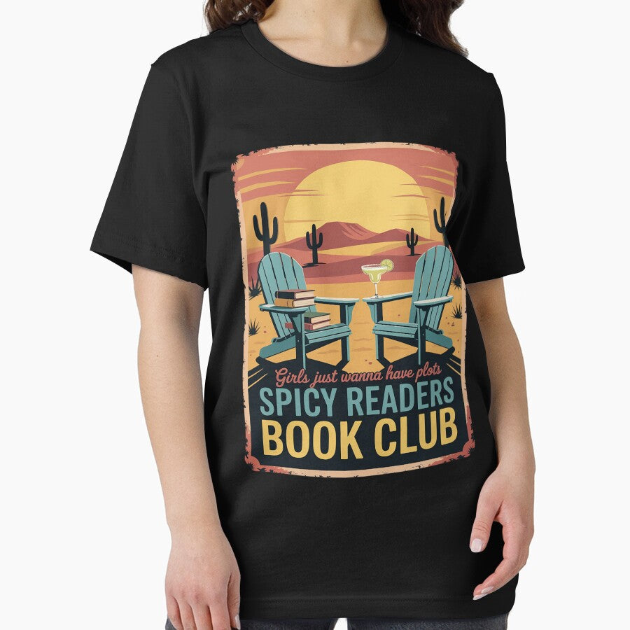 Spicy Readers Book Club Desert Watercolor Reading by JulienAureo