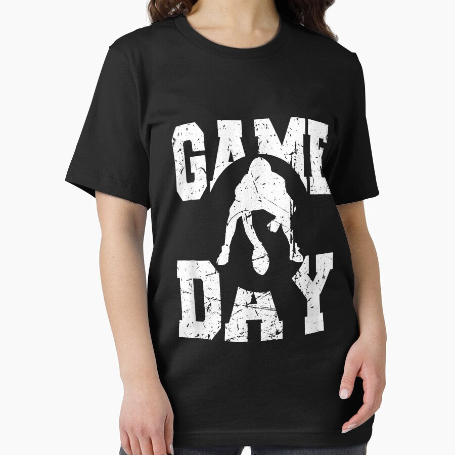 Vintage Football Game Day Footballer by CristonIrving