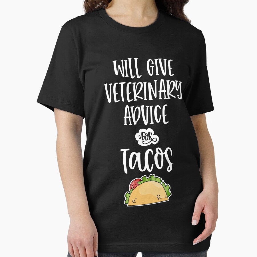 Will Give Veterinary Advice for Tacos Funny Veterinarian Student Graduation Vet Tech Gifts by WYGSTORE