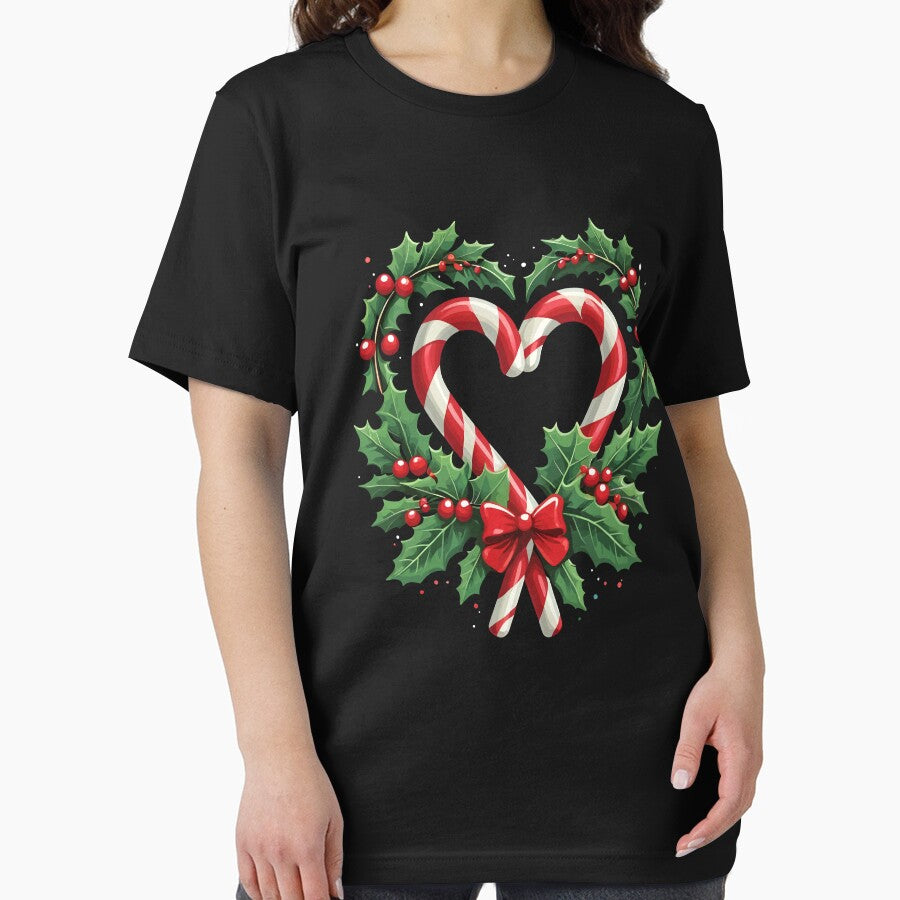Candy Cane Crew Xmas Merry and Bright Red and White by BongsEmporium