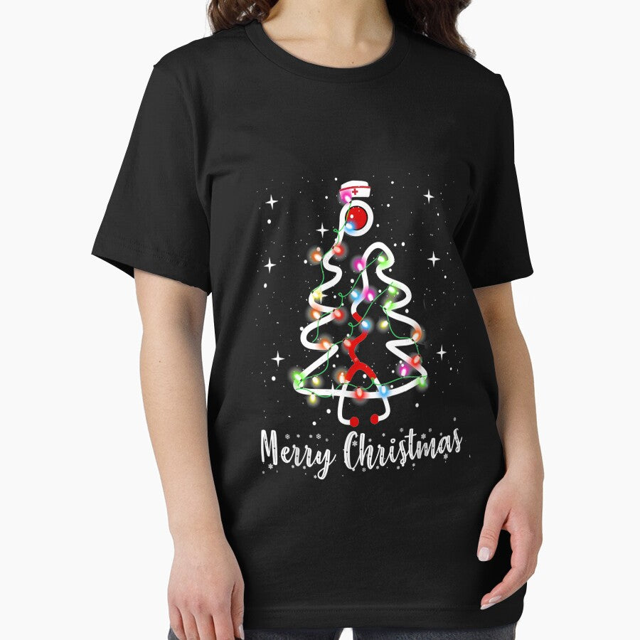 Christmas Nurse Stethoscope Christmas Tree by benitostevens