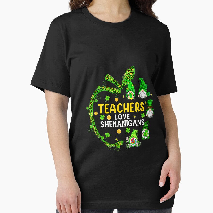 Teacher Love Shenanigans Gnomes Teacher Life St Patrick Day by JakariEzer