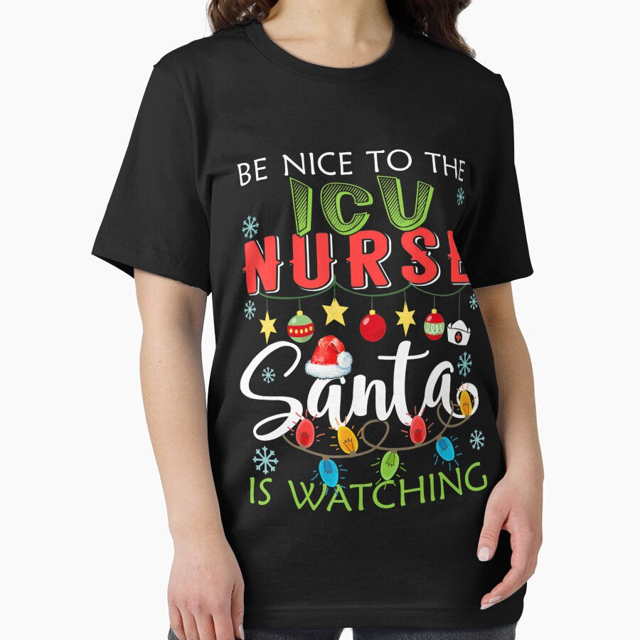 Nurse Nurse The Classic Watching Santa Christmas Vintage To is Nice Retro Be by FrankyTepper