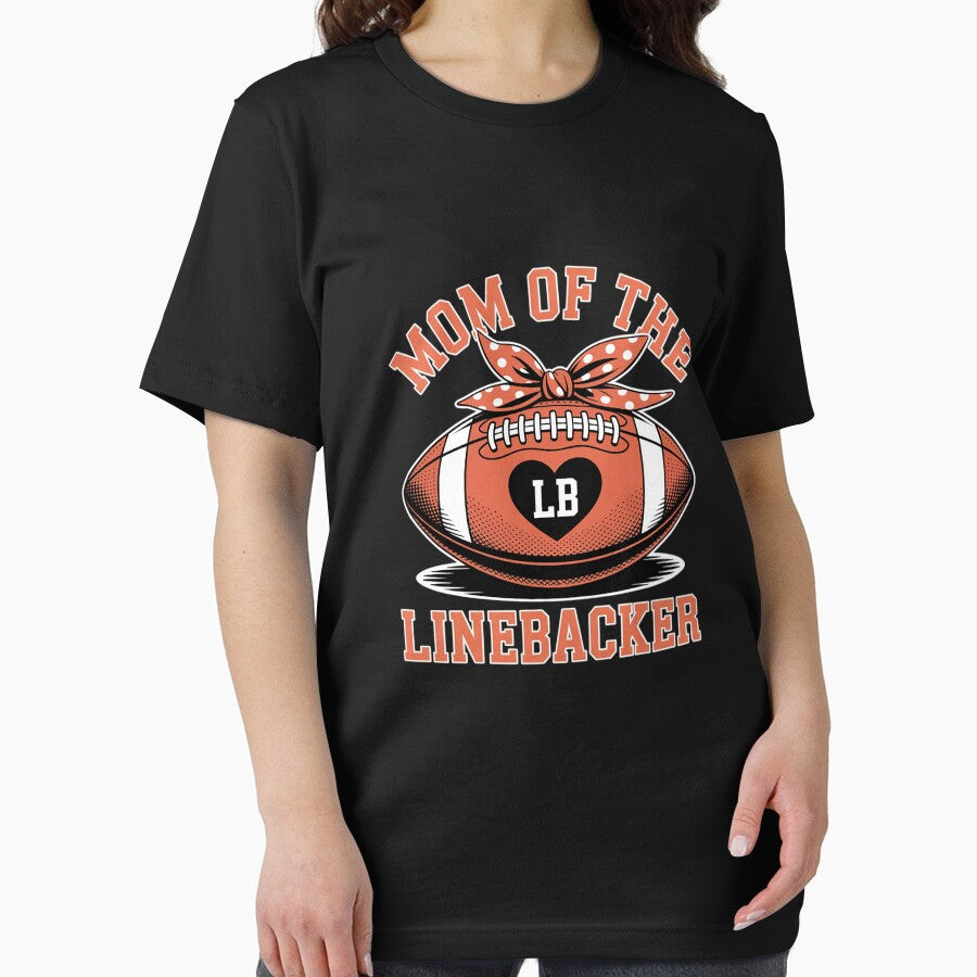Mom of The Linebacker Funny Football Mother Family by FndPardaL