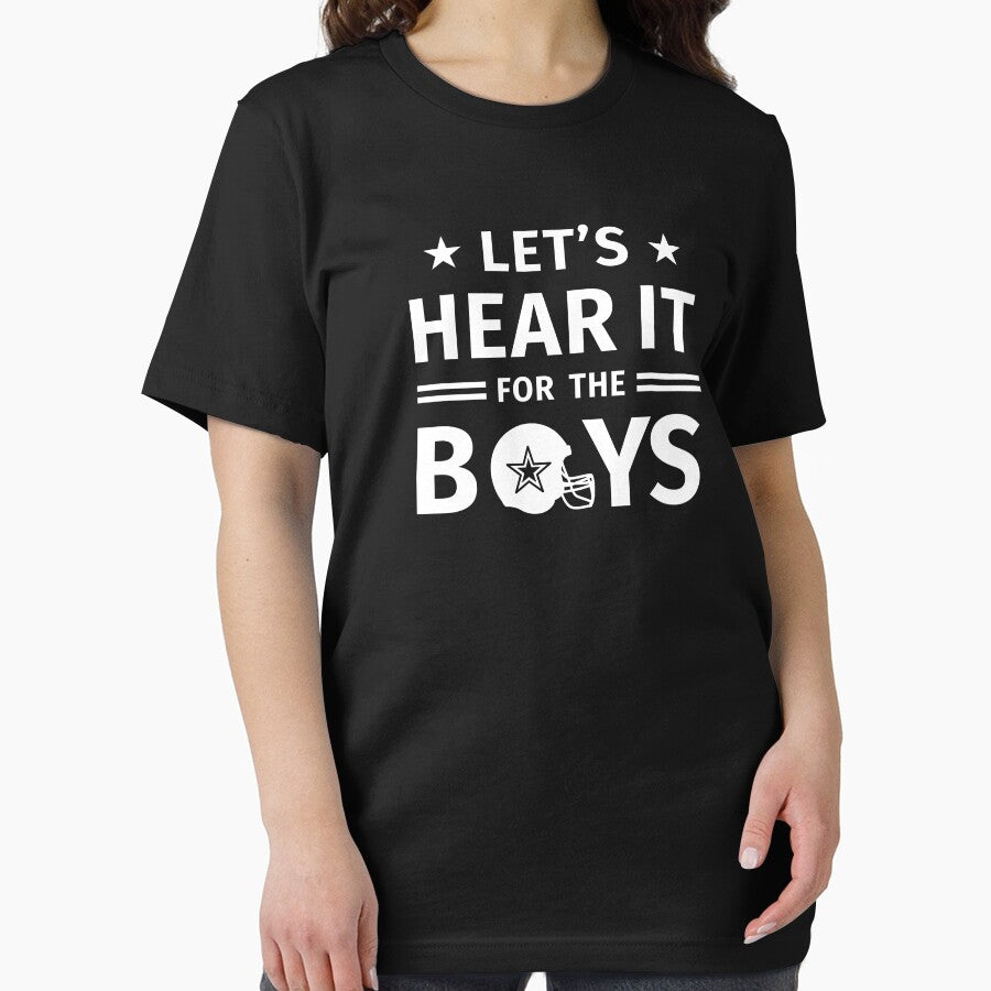 Let's Hear It For The Boys, Football FootballCute Football Woman's Football FT212 by MentDesigns