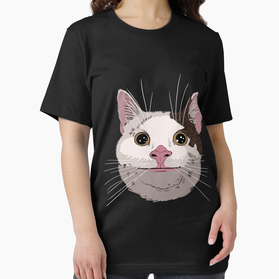 Meme smiling cat face by MariaPencilArt