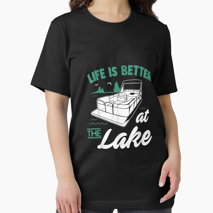 Life Is Better At The Lake Pontoon Boat by JacekshiAmra