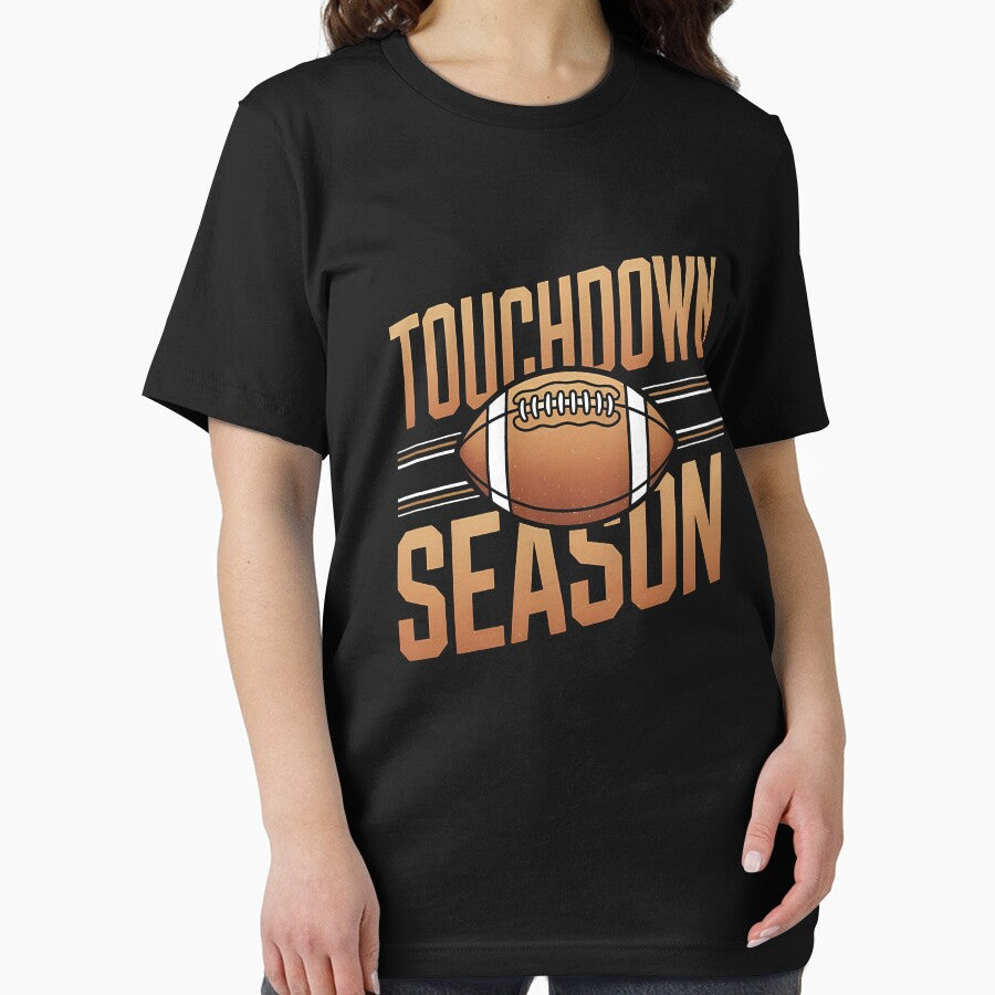 Funny Womens Game Day Touchdown Season Football Mom by 07Art
