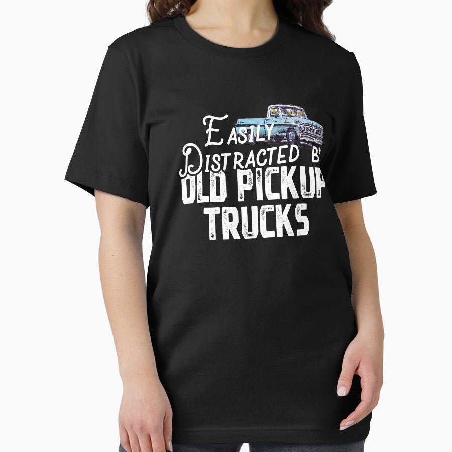 Easily Distracted By Old Pickup Trucks Cute Trucker by GardNewerd