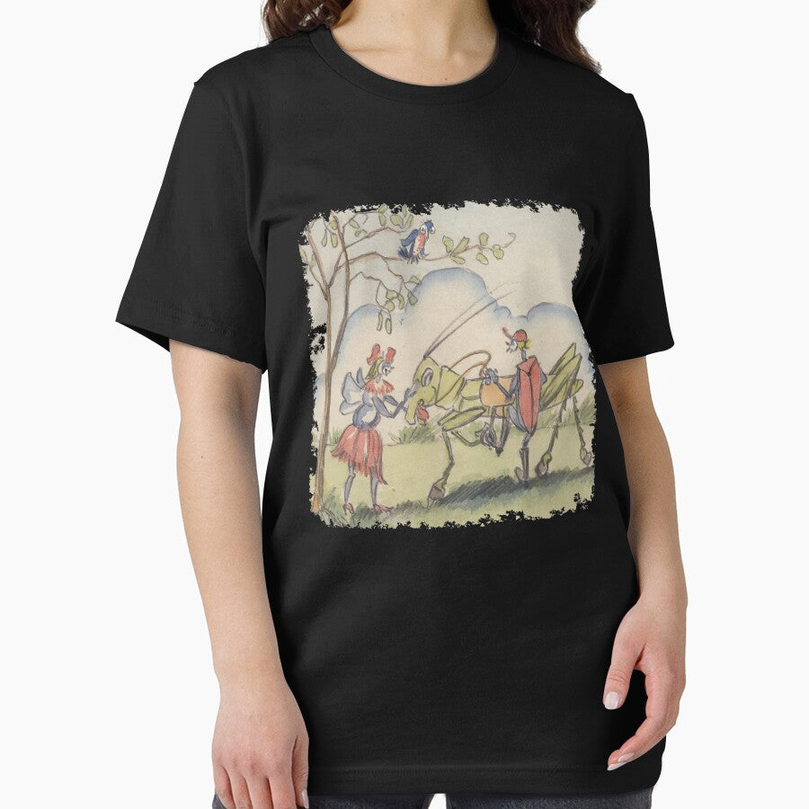 Riding Grasshopper Nature Cottagecore Goblincore Aesthetic by FalkDania