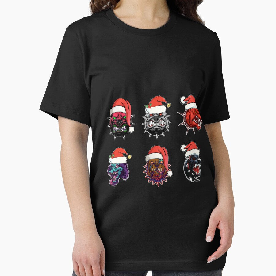 Christmas devil dog evil dog Xmas142 by BryceRodriguez