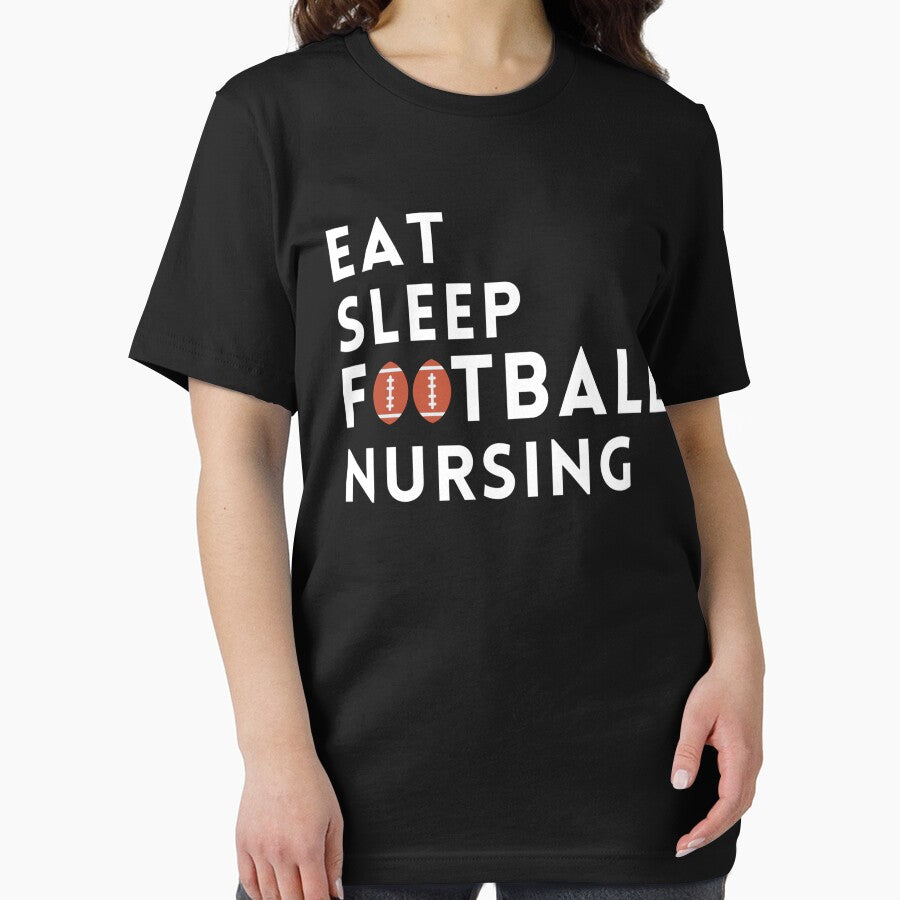 eat sleep football great gift for football and nurses by salahnewdesign