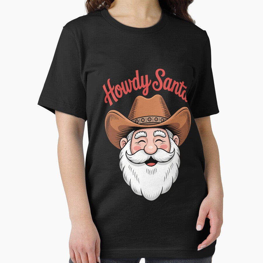 Western Howdy Santa Christmas Xmas Holiday by LunaCrazeArt