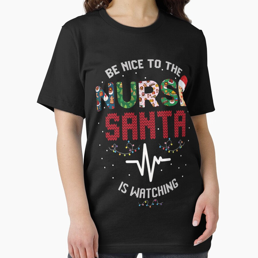 Vintage Santa To Christmas Be The Nurse Watching Nurse Retro Nice is Classic by FrankyTepper