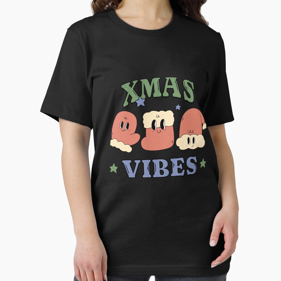 xmas vibes santa smiley groovy retro vintage Christmas matching family squad by TNwandesignart