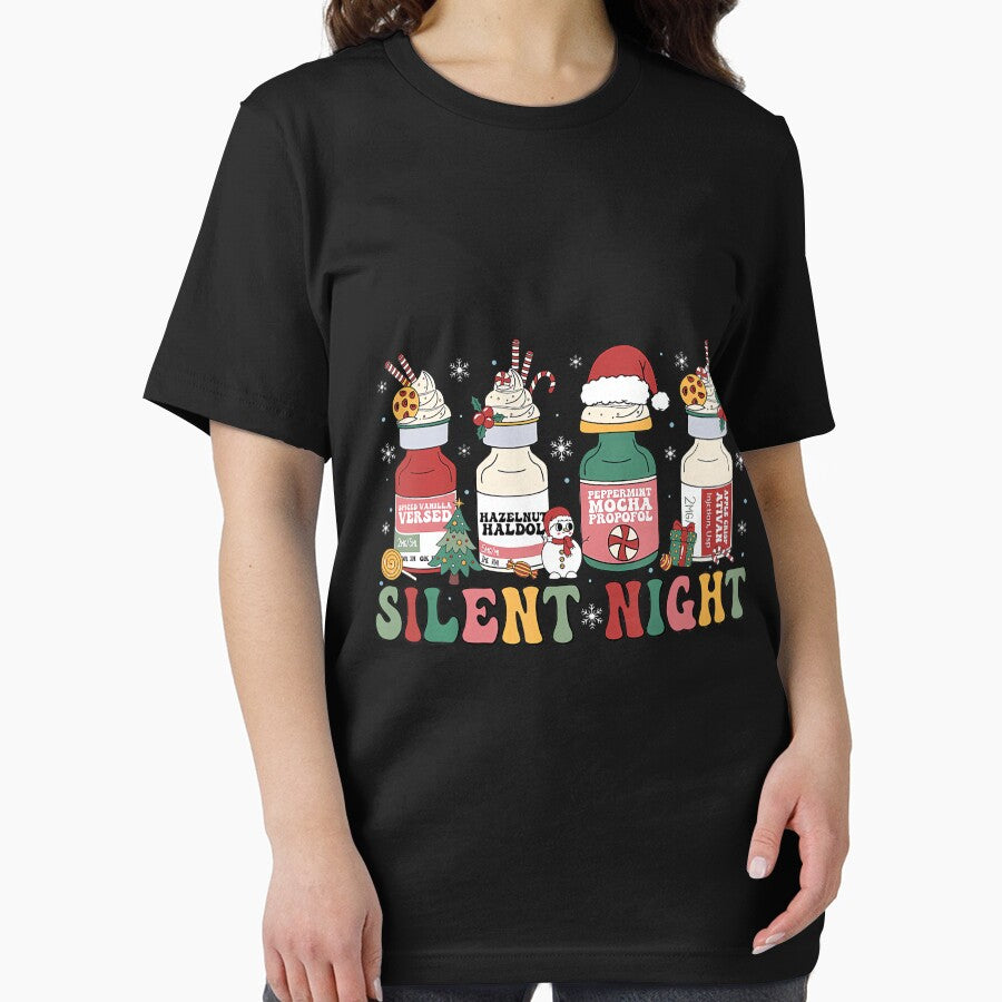 Funny Santa Propofol Silent Night ICU Nurses Merry Christmas by LouisaOReilly