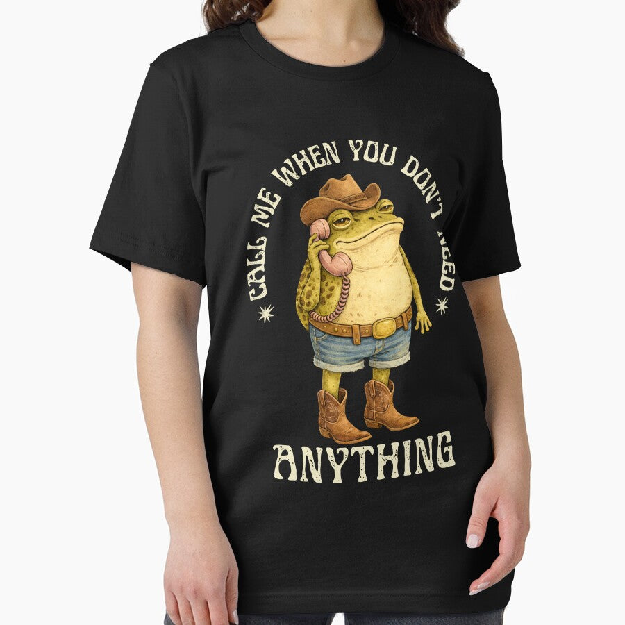 Call Me when You Don't Need Anything Cute Frog by TheTimer