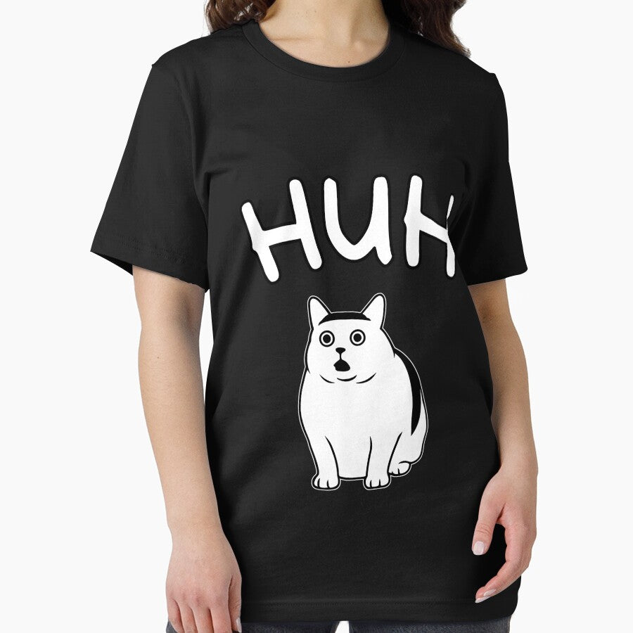 Huh Cat Meme – Confused Chonky Cat by happiecatstore
