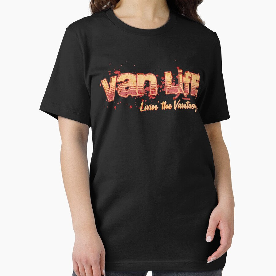 Van Life Shirt - Livin The Vantasy by Rich Summers Art
