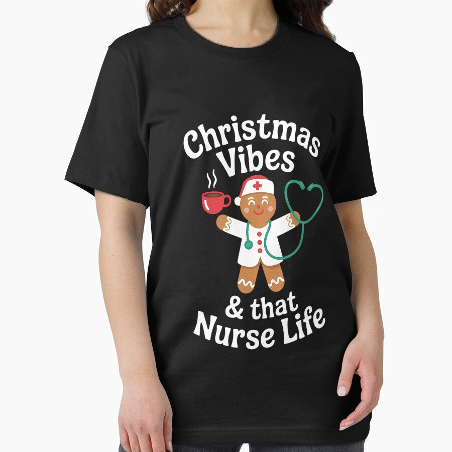 Christmas Vibes Nurse Xmas Nursing by georgiaarsnal