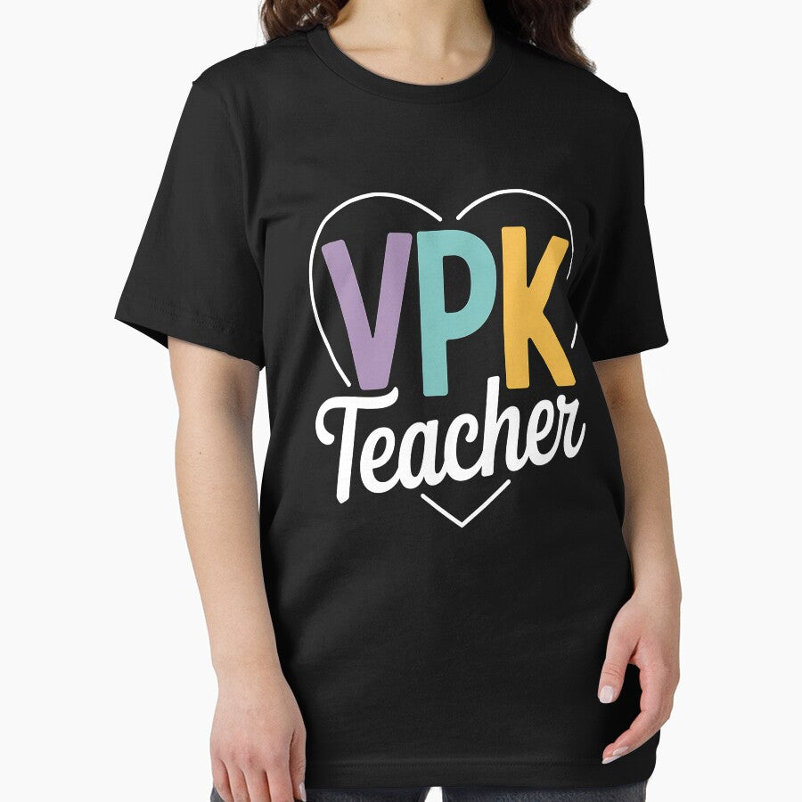 First Day Of VPK Teacher Heart Back To School VPK Teacher by BakeryDozen