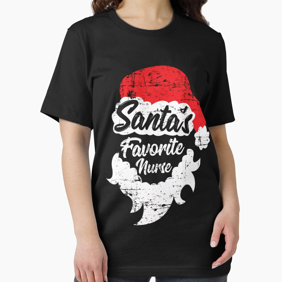 Santas Favorite Christmas Retro Vintage Classic Merry Nurse by Olincristie