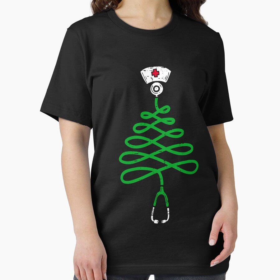 Stethoscope Christmas Tree Nurse Christmas Pajamas Xmas by GreenFarm2022