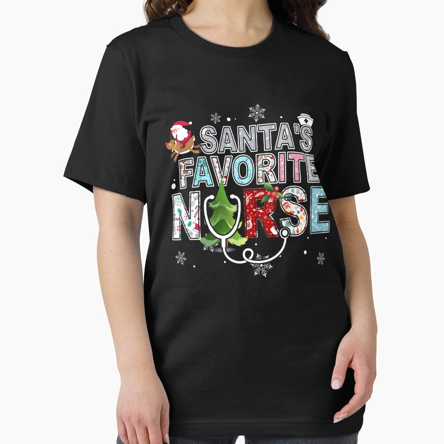 Funny Santa's Favorite Nurse by RessieSmitham