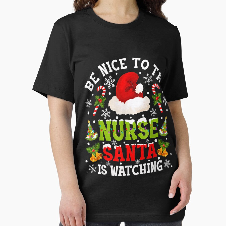 The is Retro To Be Watching Santa Nice Christmas Nurse Classic Vintage Nurse by FrankyTepper