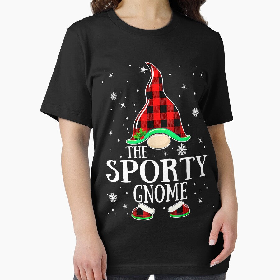 Sporty Gnome Buffalo Plaid Matching Family Christmas Pajama by JonathanJeffrey