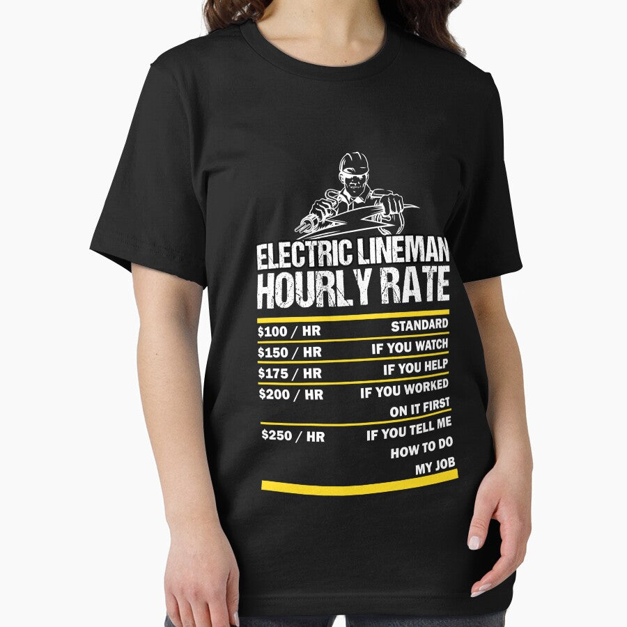 Electric Lineman Hourly Rate Lineman Electrical Skills by Nessshirts