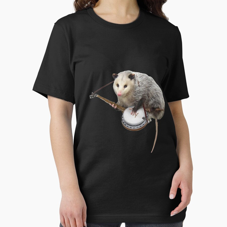 Opossum Playing Banjo by ScottWilso42