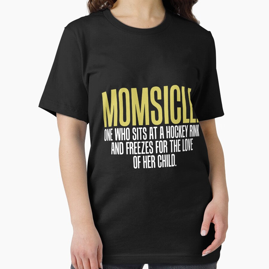 Momsicle Sits At Hockey Rink For Love Of Her Child by Helbon-art